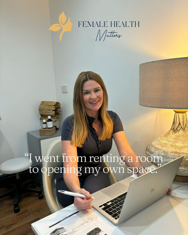 Female Health Matters: “I went from renting a room to opening my own space.”