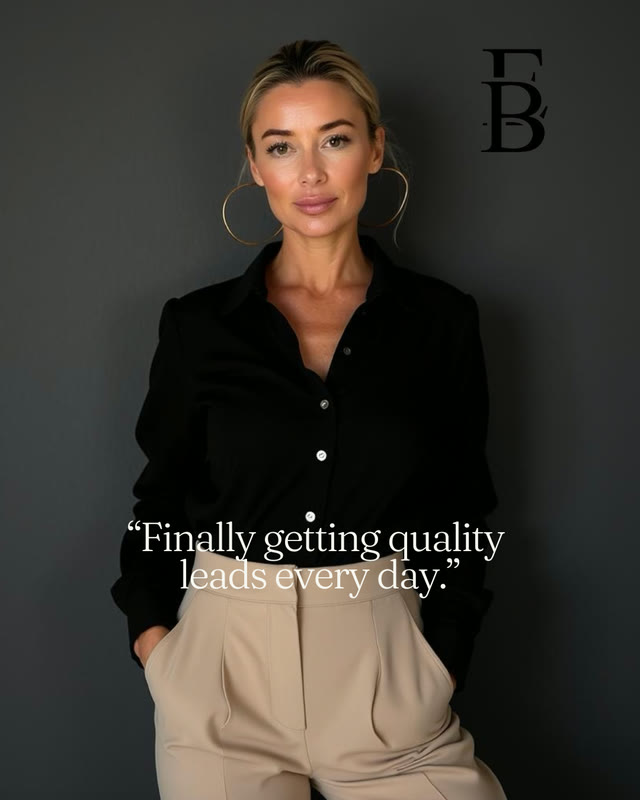 Client review: “Finally getting quality leads every day.”